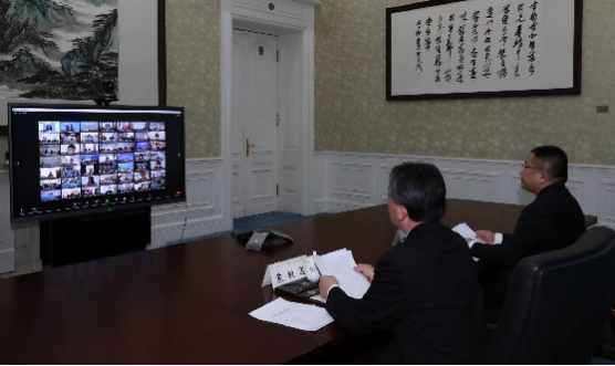 “友好城市 共享未来”中日友城青少年“虚拟互访”交流大会在京举办